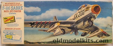 Lindberg 1/48 F-86 Sabre NATO Jet Fighter Motorized, 310M-100 plastic model kit